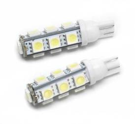 Żarówka samochodowa LED W5W T10 13 SMD 5050