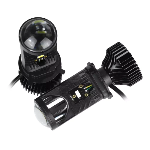 Zestaw projektorów H4 mini Bi-LED do lamp bezsoczewkowych | 70W, 8000lm, 5500K, IP65 | Y6D