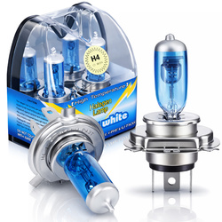 Komplet żarówek wolframowych H4 Super White 55W