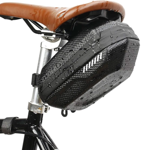 Wodoodporna torba podsiodłowa z twardą skorupą EVA  | Lekka i trwała sakwa rowerowa 1.5L |BCB-308