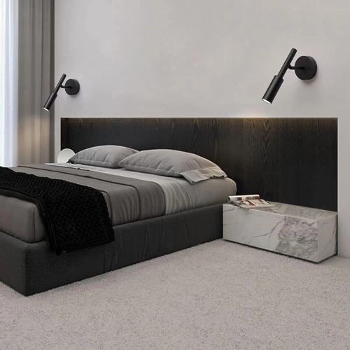 Kinkiet LED | Regulowany reflektor | Lampa ścienna SPOT | Lampka do czytania | YG-W007-B