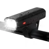 Reflektor rowerowy LED 400 lm USB-C | Wodoodporna lampka na rower z trybem SOS | Mocna lampka z wbudowanym akumulatorem | XJLQD