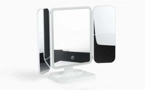 Składane lusterko kosmetyczne do makijażu z podświetleniem LED i powiększeniem 2X 3X | XR-3300-WHITE