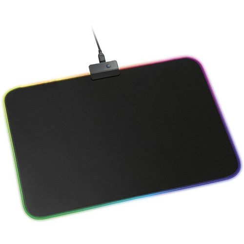 Podkładka pod mysz | 35x25 cm | podświetlenie LED RGB | 13 trybów świecenia | MP-001S