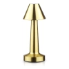 Bezprzewodowa lampka stołowa | Dotykowa lampka nocna z regulowaną barwą światła | Lampka USB | HJA12-GOLD