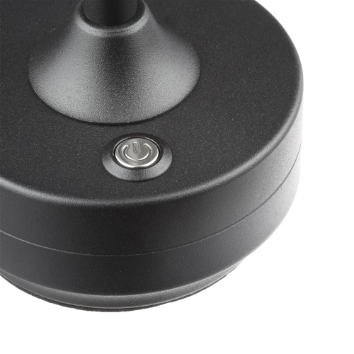 Lampa stołowa z wbudowanym akumulatorem | Lampa nocna z trzema barwami świecenia | Nastrojowa lampka do hotelu, restauracji | HJA30-BLACK