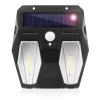 Kinkiet solarny LED | Podwójna lampa z czujnikiem zmierzchu i ruchu | Zewnętrzne oświetlenie solarne | TG-TY13602