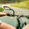 Lusterko rowerowe na kierownicę | Lewe lusterko wsteczne  do hulajnogi | Lusterko obrotowe |HSJ-210