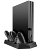 Podstawka chłodząca do PS4 / Slim / Pro | Stacja dokująca z HUB 3 USB | HB-P06-3in1-B