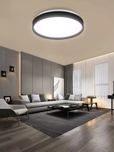 Plafon natynkowy | Niemrugający | LED | CRL-24W-BLACK
