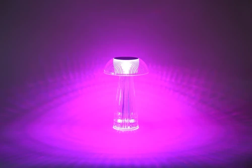 Lampka stołowa LED | Lampka nocna RGB z wbudowanym akumulatorem oraz pilotem | YG-1128-C16
