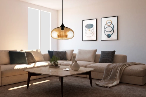 Nowoczesna szklana lampa wisząca | Jasno brązowa | GB-D28-LBR