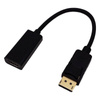 Kabel HDMI (f) - Display Port | 4K | 30 cm | DP-H-30CM-Black