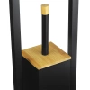 Zestaw łazienkowy 2 w 1 | Szczotka do WC z uchwytem na papier toaletowy | Stojak na papier | GY-TB018-BLACK