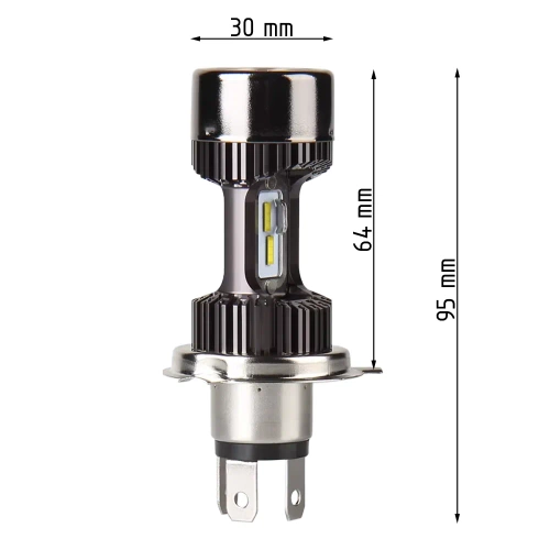 Żarówka motocyklowa LED H4 | M8B-H4