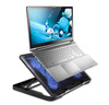 Podstawka chłodząca pod laptopa 12-17" | 5 wentylatorów | USB HUB | LED | C5-BLACK