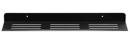 Czarna pólka pod prysznic 50cm | Półka wisząca | BDS-L50CM-B| Metalowa półka łazienkowa
