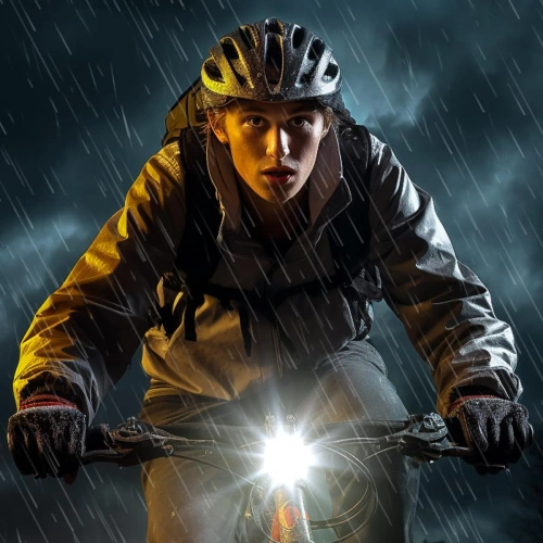 Lampka rowerowa LED 400 lm | Reflektor rowerowy z akumulatorem 2000 mAh | 05BQ0034