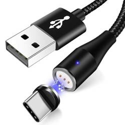 Type-C 1M | Kabel magnetyczny 5A do szybkiego ładowania i transferu danych | AM60