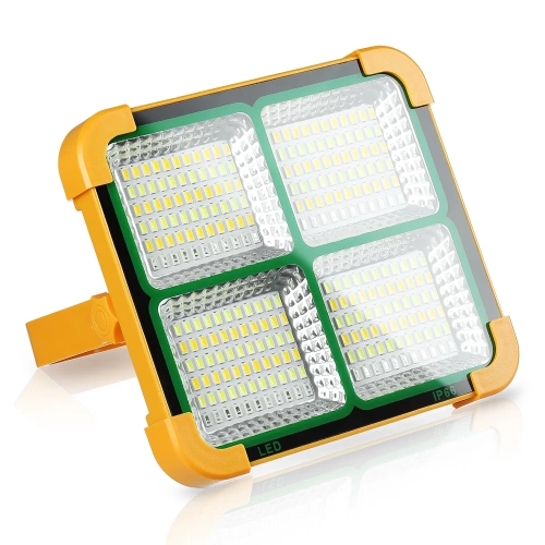Lampa robocza solarna | Funkcja powerbanku | LED | TGD-50W-YELLOW