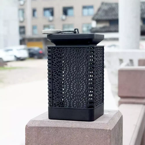Ogrodowa lampka solarna LED pochodnia lampion latarenka | 17cm 600mAh efekt płomienia | Lampa solarna - pochodnia stołowa SMF-12LED