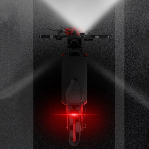 Zestaw lampek rowerowych USB LED przód + tył |  Wodoodporne oświetlenie rowerowe | BK-L325