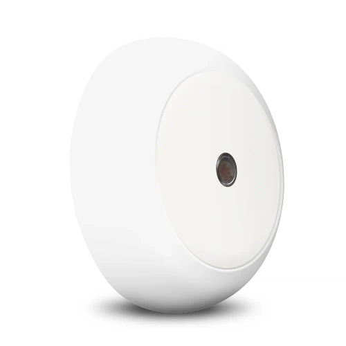 Inteligentna lampka nocna LED z czujnikiem zmierzchu | Lampka nocna do kontaktu  z ciepłym światłem | JL-510