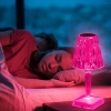 Kryształowa lampka nocna | Lampka sterowana dotykiem lub za pomocą pilota | Nowoczesna lampka LED, z możliwością zmiany kolorów. | DTL-C16-RGB