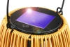 Bezprzewodowa lampa solarna w stylu BOHO | Rattanowa, ogrodowa lampa z uchwytem | JX21-Bamboo