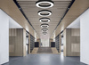 Lampa sufitowa wisząca LED 36W | okrągła | aluminium | CCD niemrugająca | Φ60x6 | LPL-004