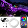 Światłowód Ambient Light LED RGB | Obsługa aplikacją | 6 w 1 | 8 metrów