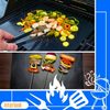 Mata teflonowa na grill | Ruszt wielorazowy | Tacka na grill | BTF-430-B-5x