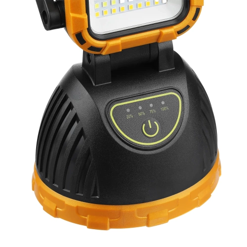 Latarka turystyczna LED | Latarka solarna z powerbankiem | Ruchoma lampka kempingowa | TG-GZ0241-B