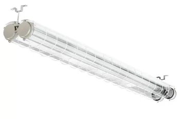 Lampa jarzeniowa w oprawie EX | Lampa natynkowa do fabryki, magazynu | Lampa przeciwwybuchowa | EPB-36W-SILVER| Oświetlenie w osłonie