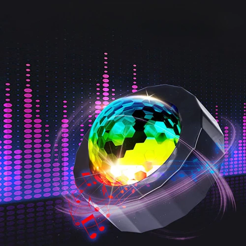 Mini kula DISCO | Bezprzewodowa | USB | Do auta i domu 