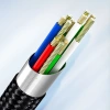 Kabel GSM | Kabel kątowy USB-C | Kabel z wtykiem 90st. | Szybkie ładowanie POWER DELIVERY | Kabel z transmisją danych | PD-F60W-1M-B