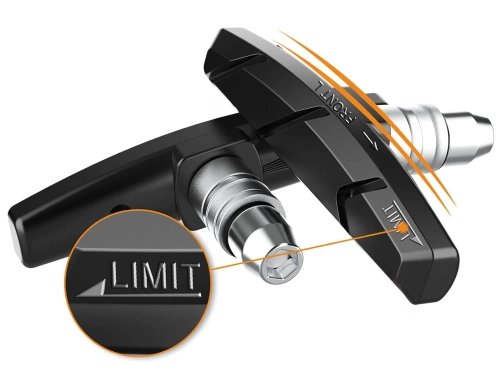 Klocki hamulcowe do roweru  V -Brake | Klocki niesymetryczne nakręcane 70mm | SJSCP-03-B