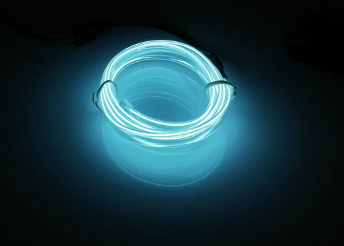 Zestaw - Światłowód Ambient Light El Wire z inverterem 12V | 3 metry
