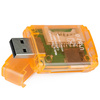 Uniwersalny czytnik kart pamięci USB All In One | CR-026