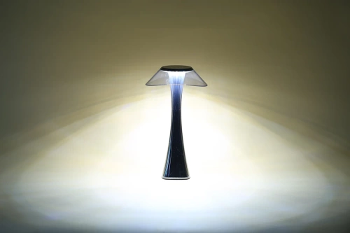 Nowoczesna lampka stołowa | Lampka nocna z wybudowanym akumulatorem | Lampka stołowa LED | MGD-151-Black