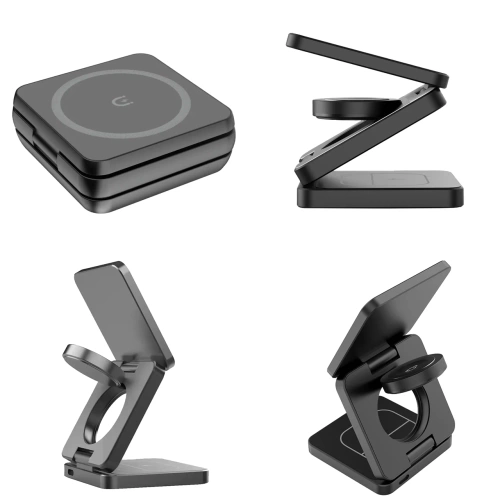 Ładowarka bezprzewodowa MagSafe | Stacja dokująca do iPhone, AirPods, Apple Watch | MD-28-15W-B