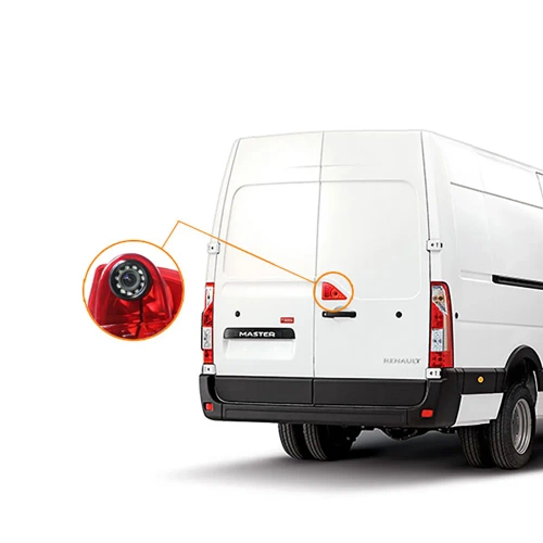 Dedykowana kamera cofania w lampie STOP | Pasująca do Opel Movano, Renault Master, Nissan NV400, VW T6