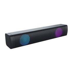 Soundbar komputerowy 2.0 z podświetleniem LED RGB | 6W RMS | S10