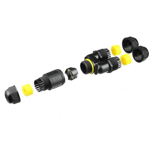 Hermetyczna mufa kablowa IP68 |  Wodoodporne złącze U 5-pin 450V 32A do kabli 4–14 mm  | M685-UA