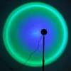 Stojąca lampka nastrojowa, projekcyjna lampa LED RGB | regulowana wysokość 103-180cm | 16 kolorów, ściemnianie | DQ-SL1.2M