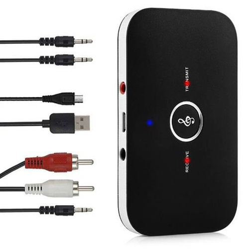 Adapter Bluetooth 5.0 | Urządzenie wielofunkcyjne 2w1 | Odbiornik i nadajnik | B6-Black