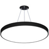Lampa sufitowa wisząca LED 80W | okrągła pełna | aluminium | CCD niemrugająca | Φ80x6 | LPL-005