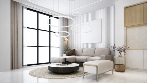 Wieloczęściowa Nowoczesna lampa wisząca | LED | Biała | RLK-C04-157W-W