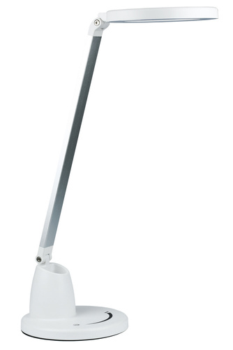 Lampka biurkowa szkolna LED regulowana | Dotykowy panel sterowania | Pojemnik na długopisy | Adapter EU | MT-857