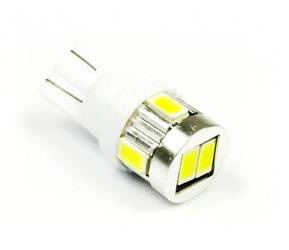 Żarówka samochodowa LED W5W T10 6 SMD 5630